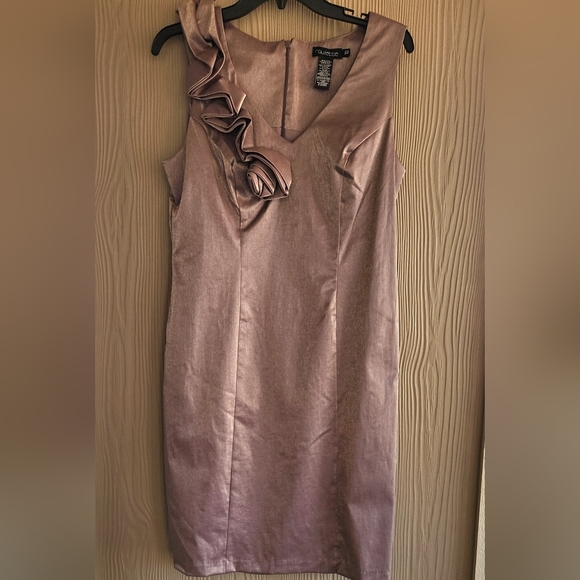 Roulette Tan Shimmer Party Dress - Picture 10 of 16